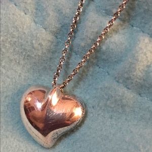 Tiffany & Co. Silver 925 Heart Necklace